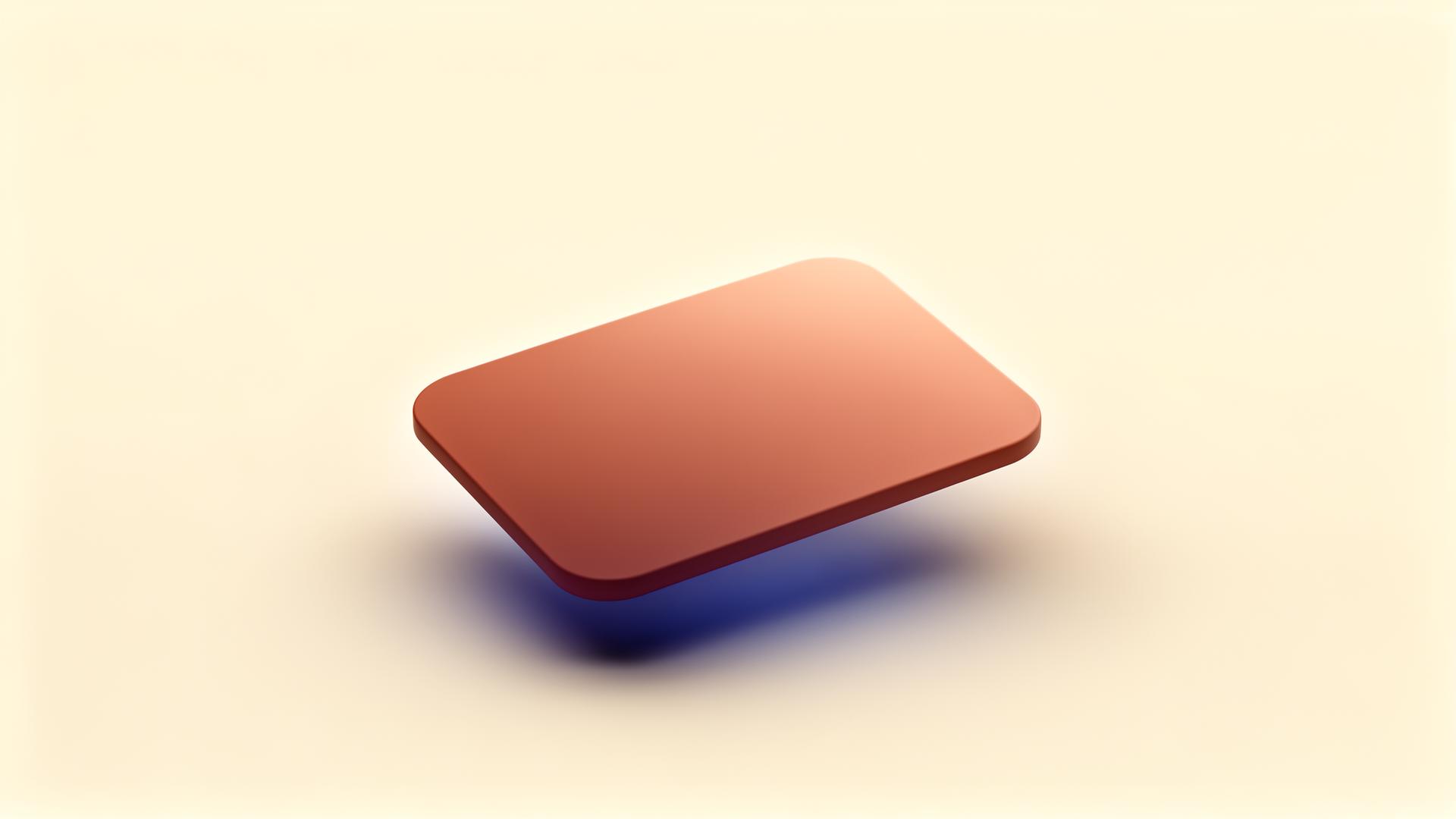 Abstracte zachte vorm met warme gloed - aankondiging van het Handl-platform.